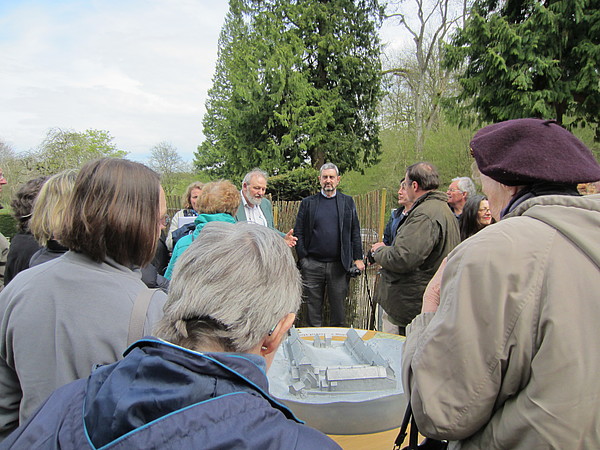 Chedworth Roman Villa Simon Esmonde Cleary leads the site visit